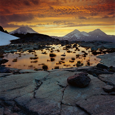 Oregon Desert and Cascade Mountains